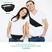 MOBIUSPHY Bauchtasche Damen Herren Gürteltasche Hüfttasche Handytasche Sport Laufgürtel, Schwarz