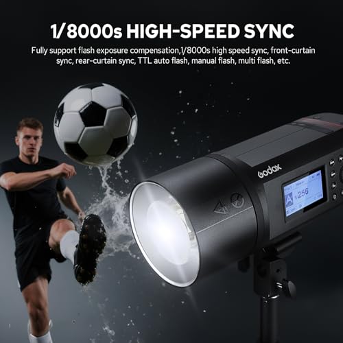 Image of Godox AD600 Pro AD600Pro Outdoor Flash Strobe Light, 600Ws TTL Studio Flash Monolight, 2.4G 1 /8000s HSS Speedlite, Powerful Li-ion Battery, Compatible for Canon Nikon Sony FUJIFILM Olympus Panasonic