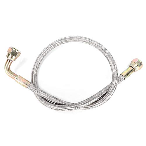 Suuonee Oil Feed Lines Turbo,24In T3/T4 Turbo Oil Feed Line An4 Port Kit Fit For Toyota / Nissan #TOP1