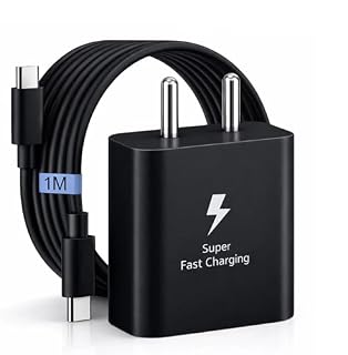 SB 45W Fast Charger Type C to C Cable, PD 3.0 Super Fast Charging 2.0 Compatible for Samsung Galaxy S24 Ultra S23 S22 Plus A Series, USB C Wall Charger Adapter with Cable