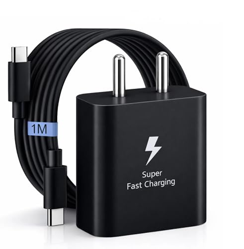 Image of SB 45W Fast Charger Type C to C Cable, PD 3.0 Super Fast Charging 2.0 Compatible for Samsung Galaxy S24 Ultra S23 S22 Plus A Series, USB C Wall Charger Adapter with Cable