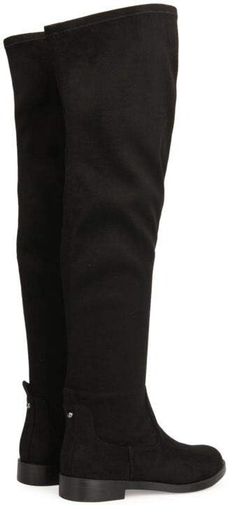 Kenneth Cole REACTION Women's Wind-y Over the Knee Stretch Boot, Black, 5 M US - Image 3