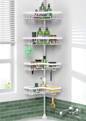 Kegii Estantería Ducha Telescópica Esquina