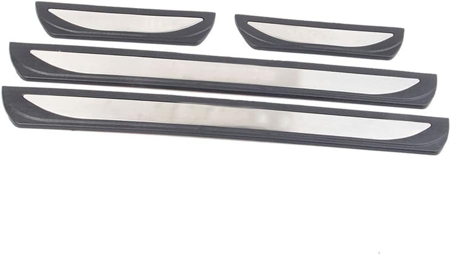 HIGH FLYING for Mitsubishi Outlander 2022-2025 Side Door Sill Scuff Step Plates, Door Entry Guard Protector Plate 4pcs