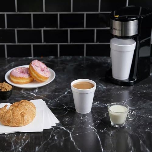 Copo Térmico de Isopor 180ml C/250 unidades Descartável Café Expresso Cappuccino Chá Sorvete