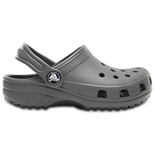 Image of crocs Kids' Classic K Clog, Slate Grey, 7 M US Toddler