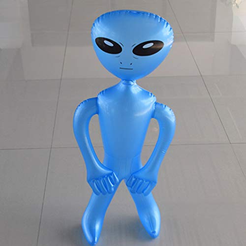 Amosfun Alien opblaasbaar speelgoed Halloween opblaasbare Mars Alien steun groot oog UFO Aliens Halloween… - Image 4