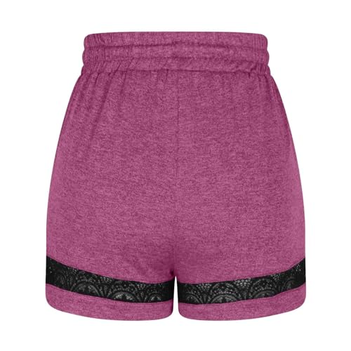 Calça curta feminina verão 2024 moda verão shorts casual confortável cintura elástica yoga camisa de