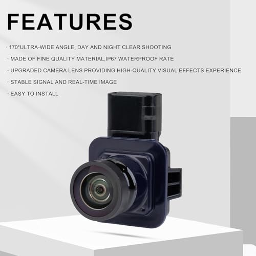 Image of DB5Z-19G490-A Rear View Backup Camera Compatible with 2011 2012 2013 2014 2015 Explorer Park Assist Camera Replaces # BB5Z-19G490-A