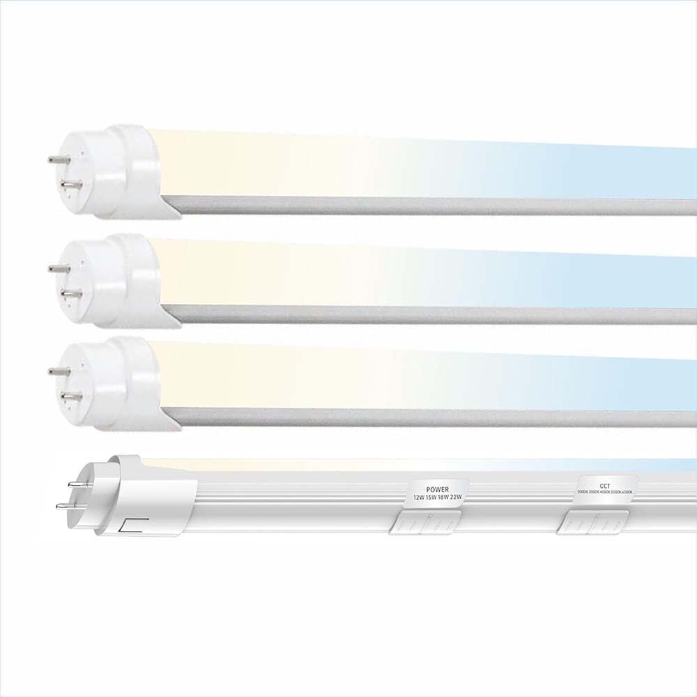 4 PACK 4FT T8 LED Tube Light, hybrid type a+b 12W/15W/18W/22W, 3000K |3500K|4000K|5000K|6500K, Single and Double End Powered, Plug and Play or Ballast