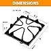 Upgraded W10447925 Burner Grate Replacement for Whirlpool Stove Parts 8.3x8.8 IN Gas Stove Grate Kenmore Maytag Gas Range Parts Amana Inglis Kirkland Cooktop Stove Top Grates Rack Set 4Pcs