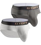 [Pazalor] ブリーフ メンズ 蒸れない 陰嚢分離 特大ポーチ モダール 前閉き ビキニ 下着 三角パンティー アンダーウエア インナーパンツ