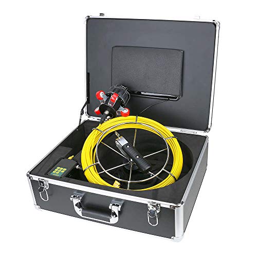 LJLZXPBUS Pipe Inspection Video Camera Drain Sewer Pipeline Industrial Endoscope Support WiFi Wireless DVR 360 Degree Rotating Camera