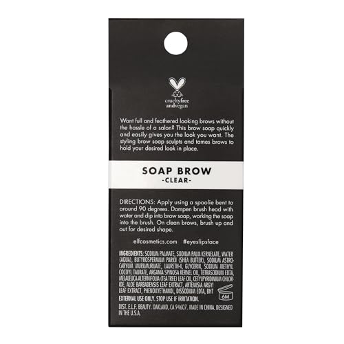 e.l.f. Soap Brow, Clear Brow Pomade For Shaping & Taming Brows To Stay Put, Long-Wear With Firm Hold, Universal Color, Vegan & Cruelty-Free - image 6
