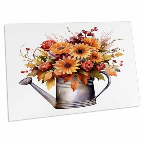 3dRose Pretty Watering Can Desk Pad 23x16 in miniatura 1