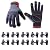 HLDD HANDLANDY Mens General Utility Work Gloves, Mechanic Work Gloves Men Women, Light Duty Safety Work Gloves with Touchscreen (L, Gray-10Pairs)