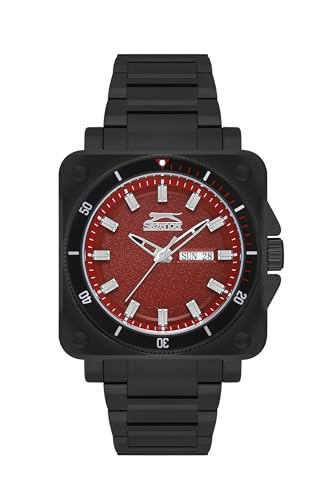 SLAZENGER Analog Red Dial Mens Watch-SL092232105 (B0CWS9GHDH) Amazon Price History, Amazon Price Tracker