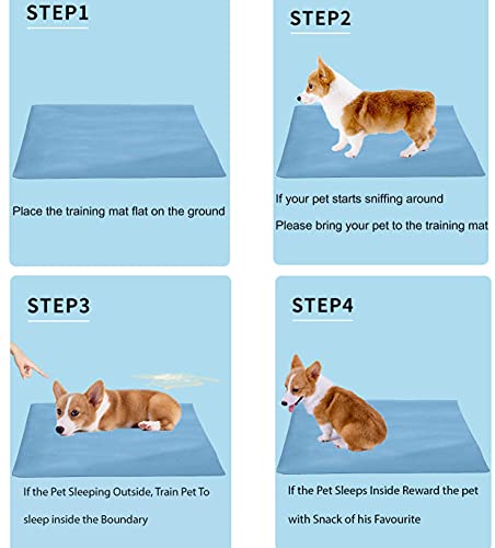 Image of Trance Trance Home Linen Medium Size Pet Sheet / Size - (100cmx70cm) 100% Waterproof with Airflow Technology, Soft, Hypo-Allergenic, Washable Pet Dry Sheet, Potty Trainer, Sky Blue