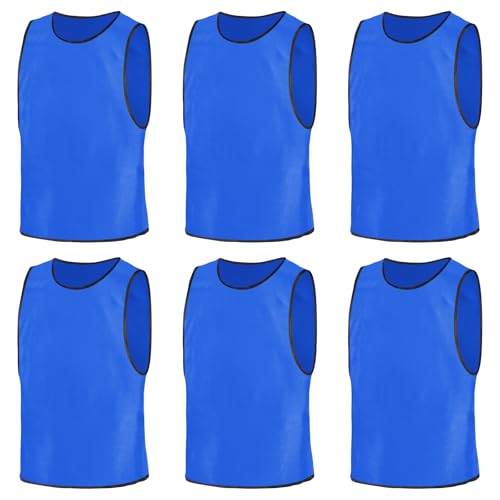 BSBUY Chasubles d’Entraînement Sport Adulte/Enfant, Gilet d'entraînement de Football, Maille Scrimmage Training Training Gilets, Maillots Gilet de Train,...