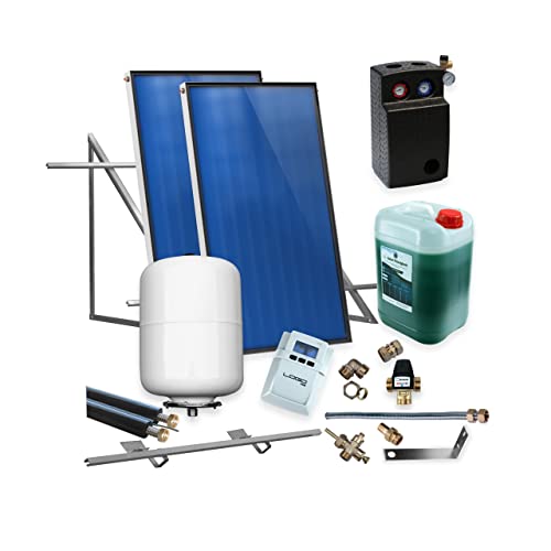 SUNEX® Solarthermie Komplett Solaranlage Solarpaket 2x...