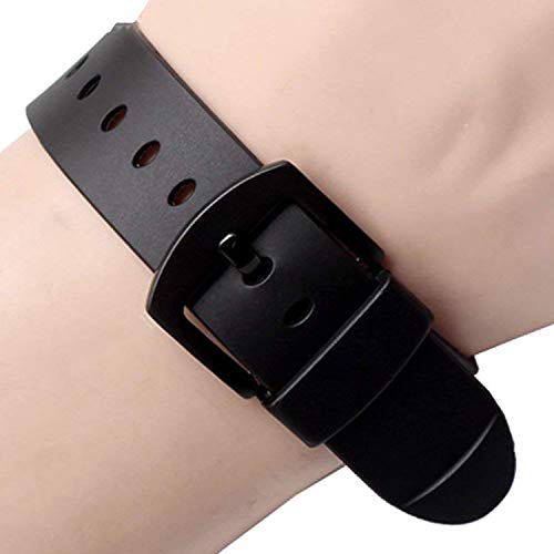 Bracelet montre caoutchouc pour SUUNTO Observer SR noir 22mm - 6