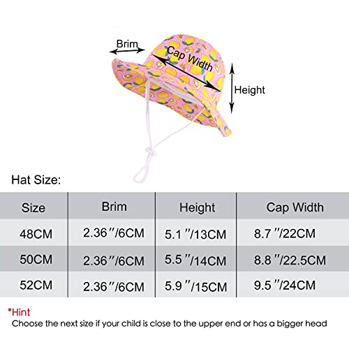 SYROSA Cappello da Sole per Bebè con UPF 50+