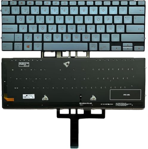 Teclado de portátil para ASUS ZenBook S13 UX392 soluciona teclas rotas diseño español