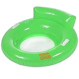 Royalbeach GmbH Aqua Chair 110cm x 50cm | Aufblasbarer Sessel mit Lehne Getränkefach und Griffen | Schwimmsessel mit Farbauswahl (grün)