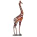 Produktbild Tooarts Skulptur / Figur / Statue, aus Metall, Kunstwerk, Dekoration für Zuhause, Wohnzimmer, Büro giraffe