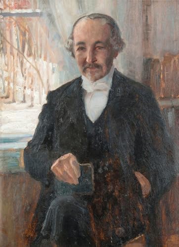 Art Mural Portrait Zachris Topelius Albert Edelfelt, Décoration Murale Salon 60x90cm