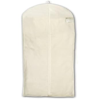 Protective Cover Garment cover bag 112cm Shirt Jacket Etc. Cotton Natural