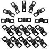 60 Pcs fascette Stringitubo a U Fascetta Stringitubo Metallica, 6mm Morsetto per Tubo Staffa a U, Morsetti per Tubi Metalliche, Flessibili Supporto Fascette per Condotti, per Tubi del Gas Acqua