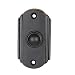 Wired Iron Doorbell Chime Push Button Vintage in Black Powder Coat Finish Vintage Decorative Door Bell with Easy Installation