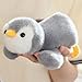 YUKOUQIAN Penguin Stuffed Animal Cute Plush Doll Toy 8 inch for Girls Boys Christmas(pa Penguin Grew)