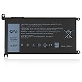 POWEROWL WDX0R Laptop Akku für Dell Latitude 3180 3480 3580 3189 3379 Inspiron 15 5565 5567 5568 5578 5579 5584 7560 7570 7573 7579 7580 7569 5368 5378 5379 7368 7378