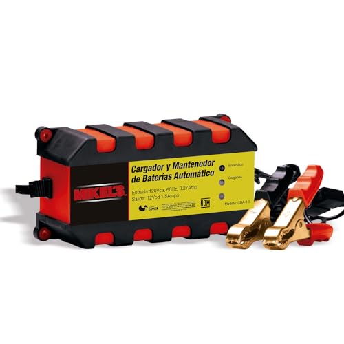 MIKELS Cargador De Baterías Automático 12 Volts