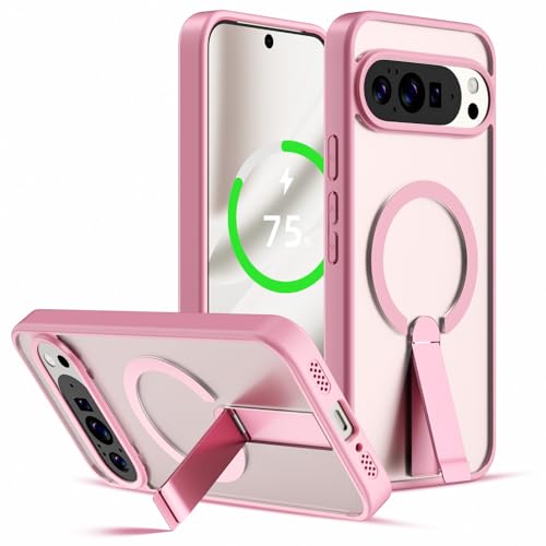 Coque Pixel 10 Pro XL robuste rose pour éviter les traces et les chutes