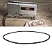 eMagTech 5pcs 60mm Cassette Tape Deck Recorder Rubber Drive Belt for Tape Players Cassette Decks CD ROM Drives