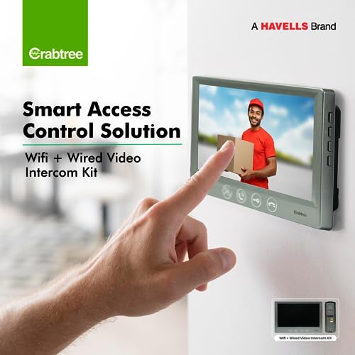 Image of Havells Crabtree Wi-Fi + Wired Video Intercom Kit