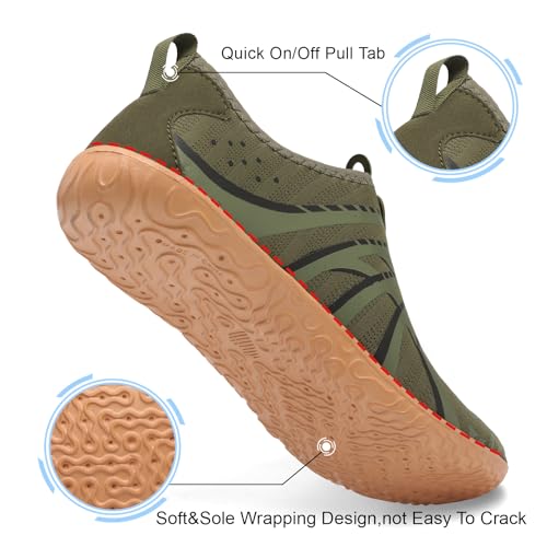 Image of Spesoul Womens and Mens Water Shoes Breathable Quick Dry Soft Barefoot Aqua Socks for Hiking Swim Beach Surf Yoga Sport