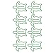 Fancy Paper Clips, Animal 100 Pieces Small Paper Clip Box Packed for School (Sea Turtle)