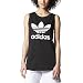 adidas Originals Women's Originals Loose Tank, Black/White, Medium