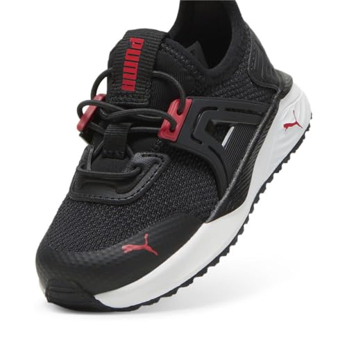 Image of Puma Unisex-Child, Pacer 23 Alternate Closure, Puma Black-for All Time Red, Toddler, 5