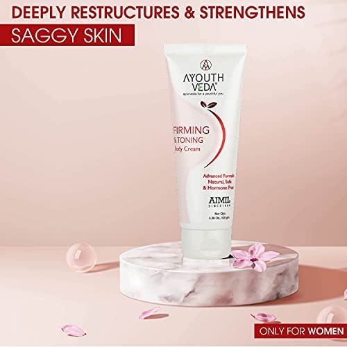 Image of Ayouthveda Firming & Toning Body Cream | Enriched With Satavari | Strengthnes Skin Tissues | Deeply Nourishes Skin & Keep It Moisturized | Ideal For Daily Use (Pack of 2; 100g each)