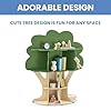 Delta Children Tree Bookcase - Greenguard Gold Certified, Fern Green/Crafted Natural #4