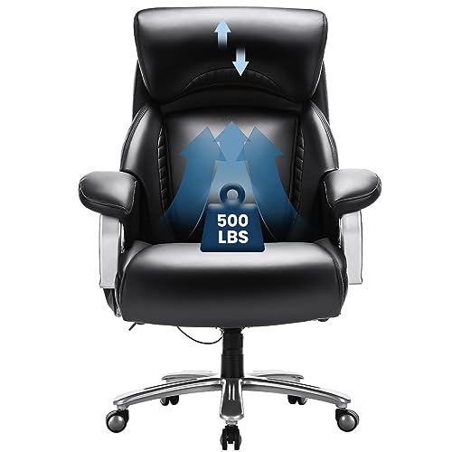 Big and Tall Office Chair 500lbsHeavy Duty Ergonomic Computer Chair