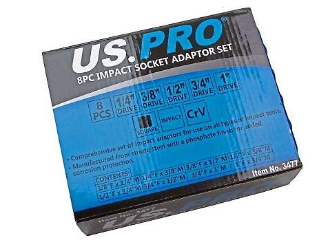 Akozon Set Di Adattatori Per Chiavi A Bussola In 4 Pezzi E Set Di Riduttori - Kit Di Prolunghe - Foto 10