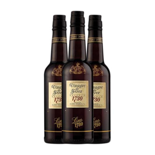Vinagre Domecq 1730 Jerez Reserva Media Botella 37 cl (Caja de 3 Media Botella de 37 cl)