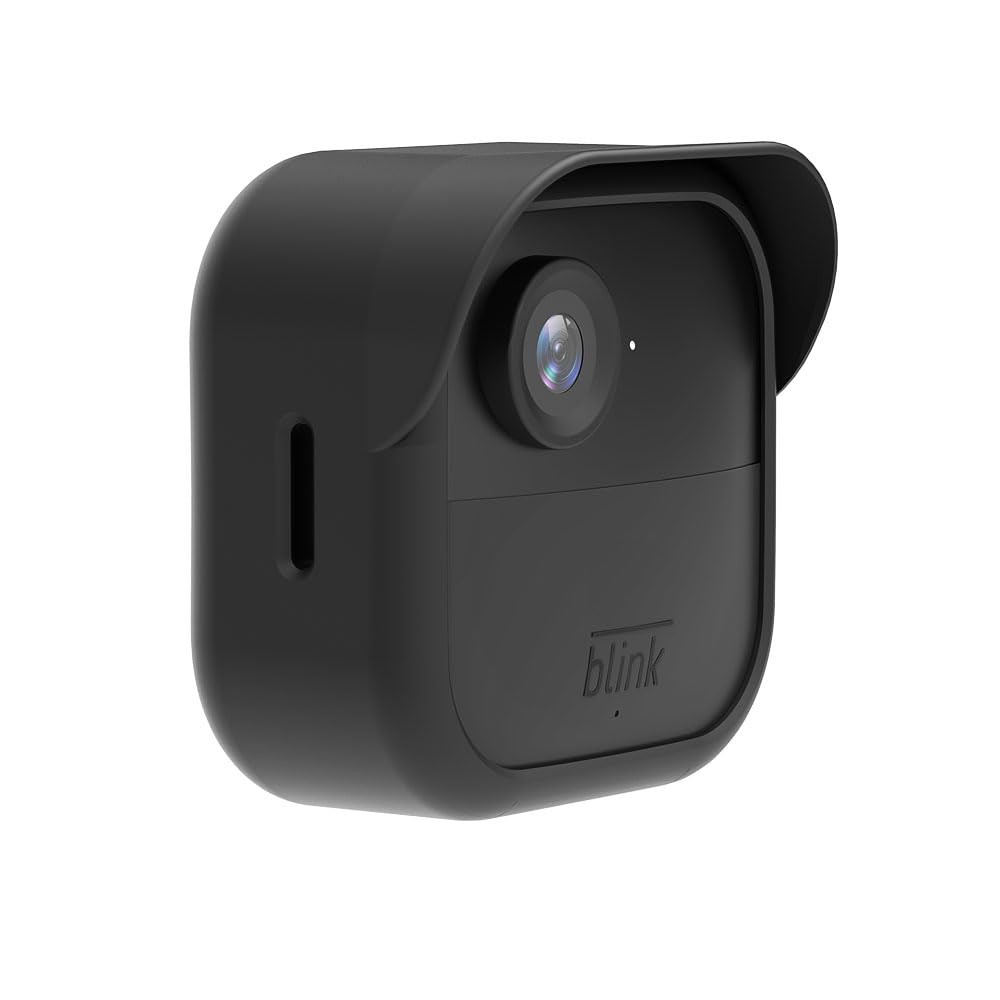 Coyktonty Protection case Blink Silicone Skin for Blink Outdoor4 Intelligent Surveillance Camera Silicone Case (Black)