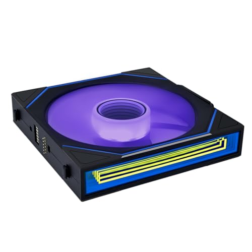 Image of Lian Li UNI Fan SL-Infinity Wireless 140- Single Pack -2.4 GHz Wireless Signal Control-ARGB Fan-Customizable Double Infinity Mirror Effect-Daisy-Chain Design- Without Controller - Black (14SLIN1W1B)